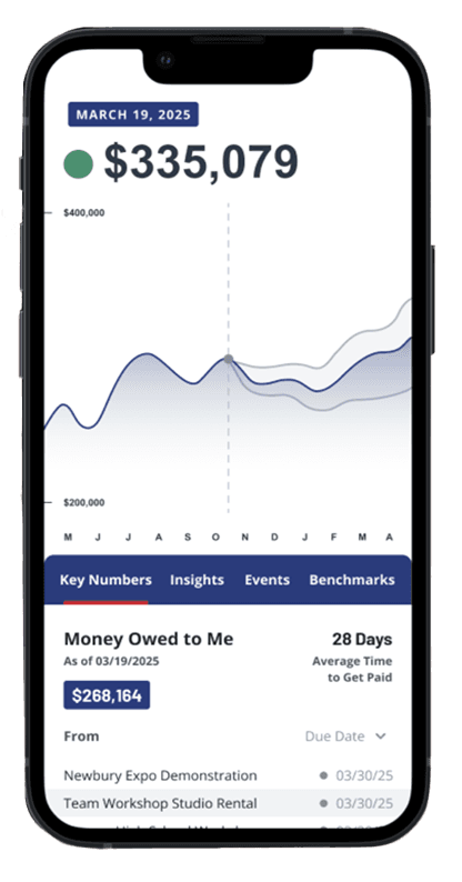 A Screenshot of the Business Forecasting Feature